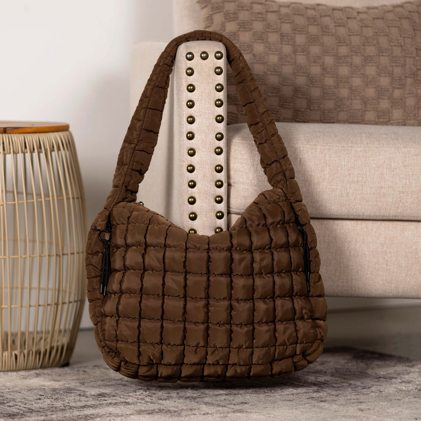 Taylor Quilted Puffer Tote