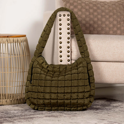 Taylor Quilted Puffer Tote