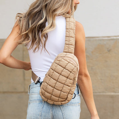 Skyler Quilted Puffer Sling