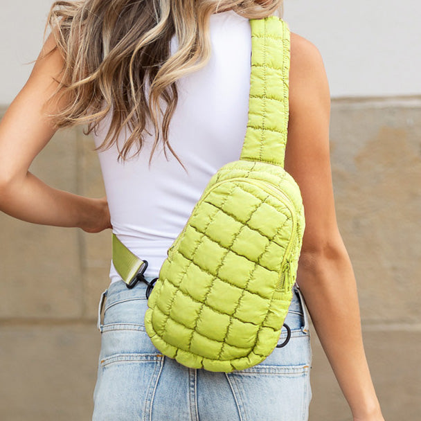 Skyler Quilted Puffer Sling