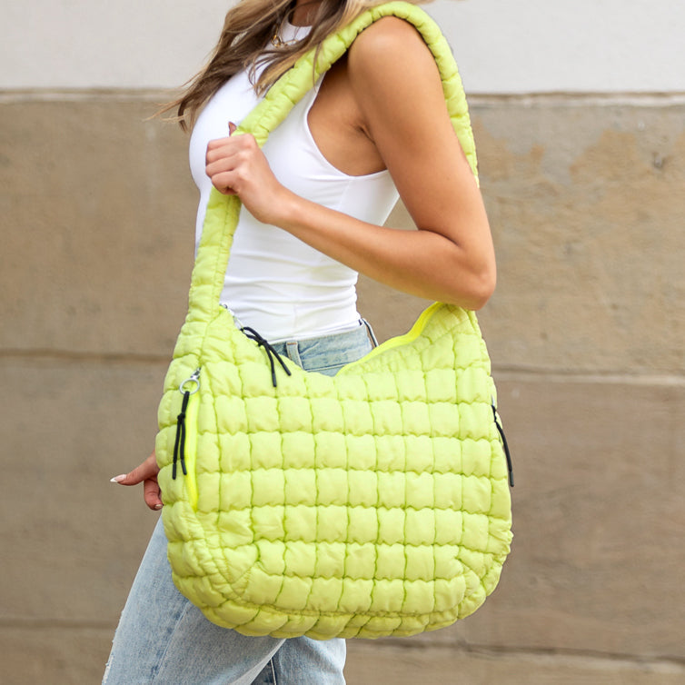 Taylor Quilted Puffer Tote