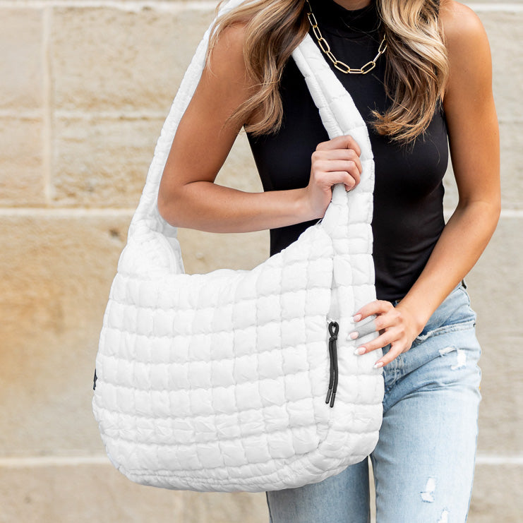 Taylor Quilted Puffer Tote