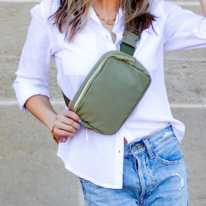 Roam 2L Oversize Nylon Sling Crossbody Belt Bum Fanny Waist Bag