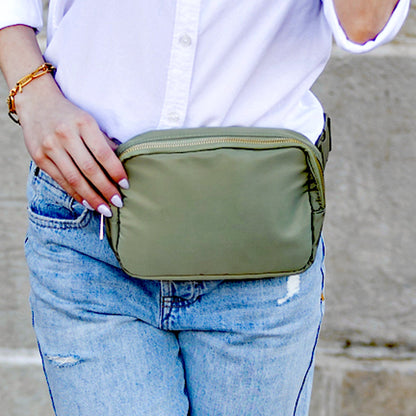 Roam 2L Oversize Nylon Sling Crossbody Belt Bum Fanny Waist Bag