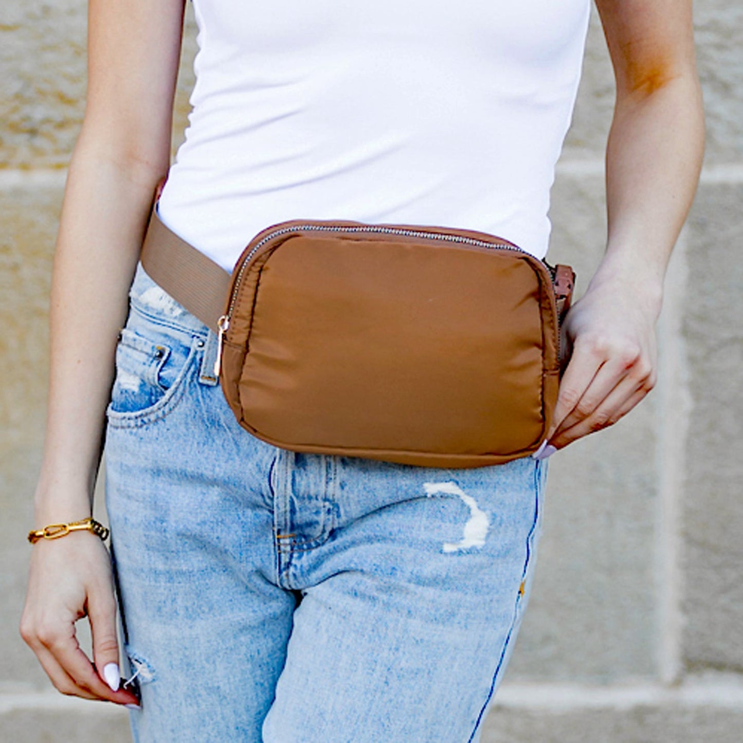Roam 2L Oversize Nylon Sling Crossbody Belt Bum Fanny Waist Bag