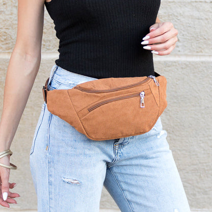 Amari Corduroy Sling Crossbody Belt Bum Fanny Waist Bag