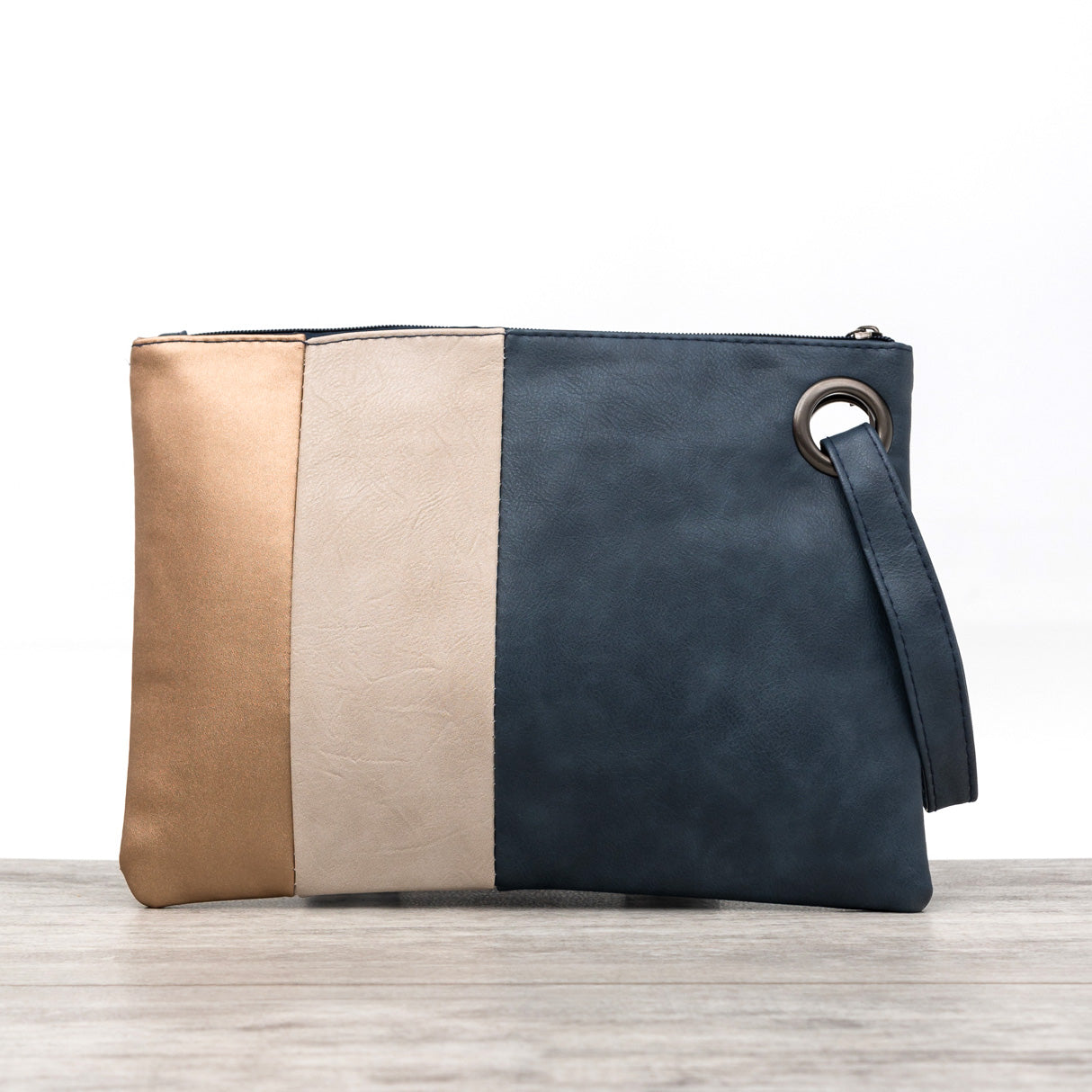 Oversize Everyday Color Block Clutch