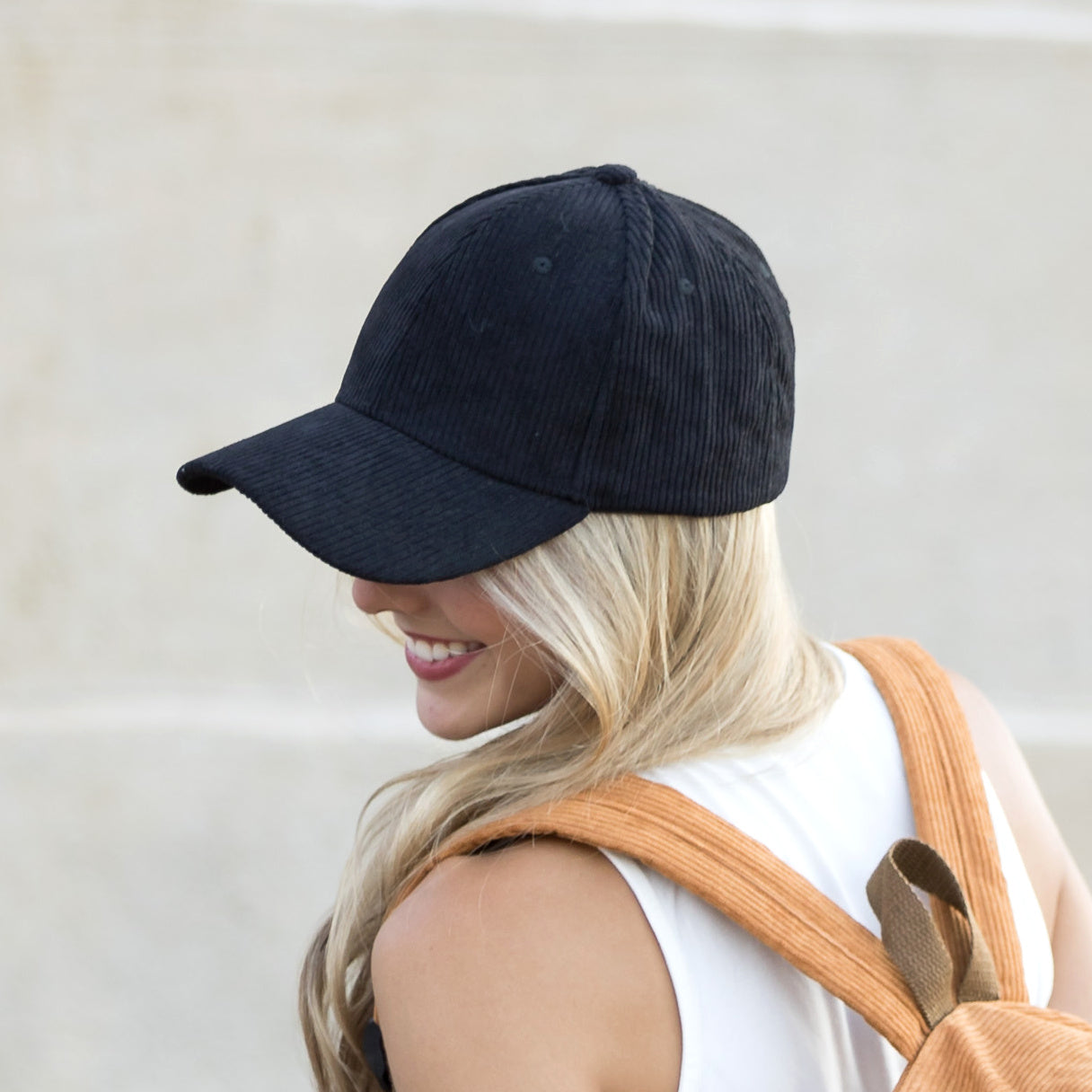 Corduroy Boyfriend Ball Cap