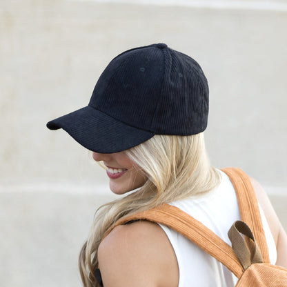 Corduroy Boyfriend Ball Cap