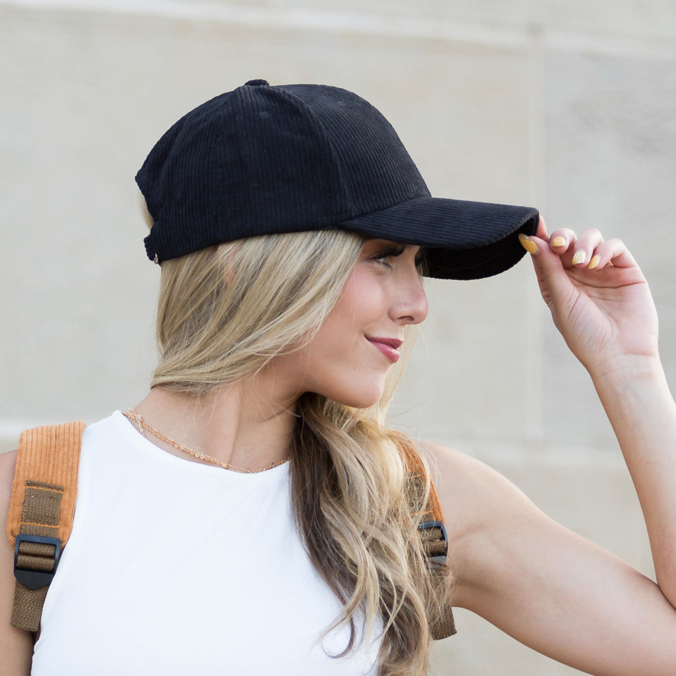 Corduroy Boyfriend Ball Cap