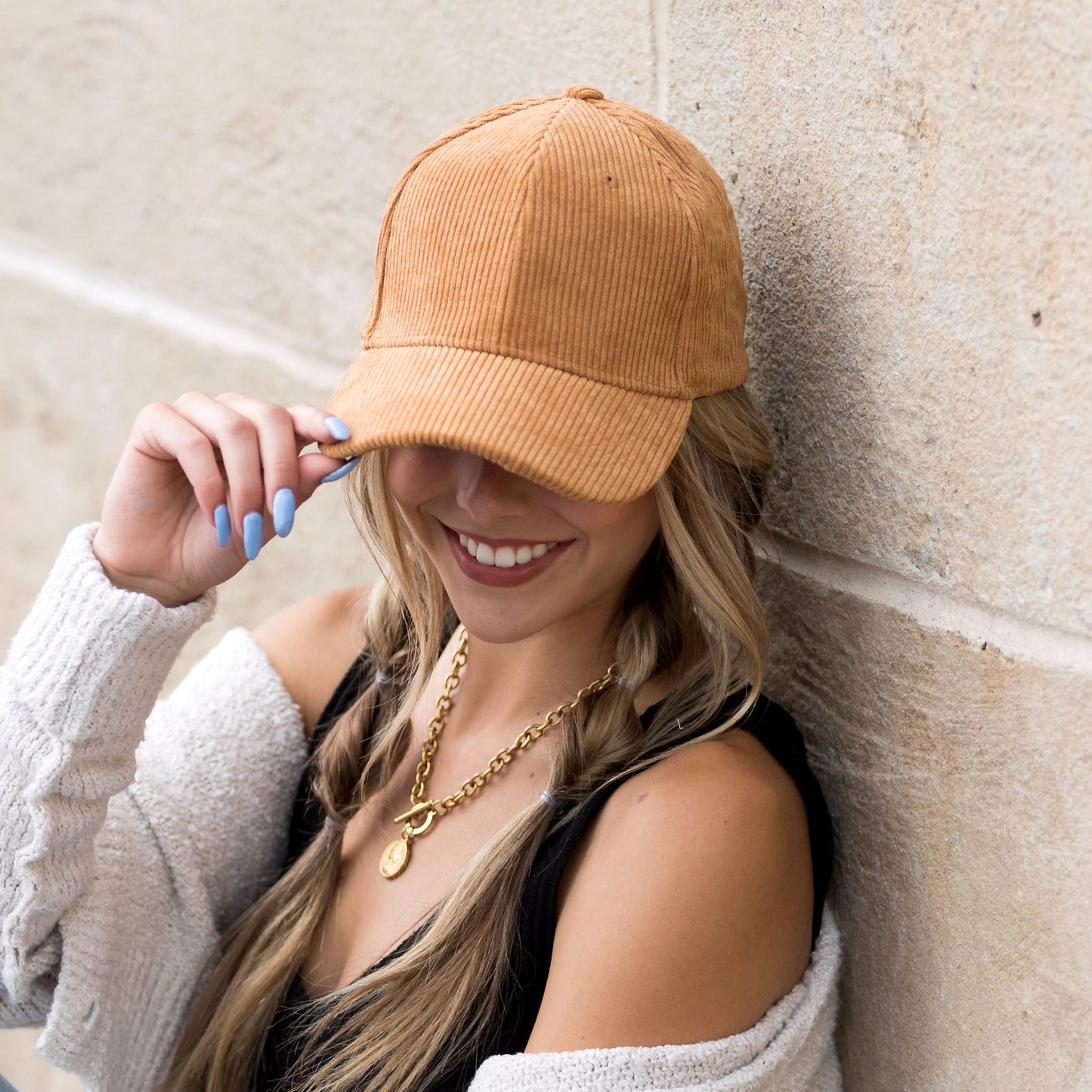 Corduroy Boyfriend Ball Cap