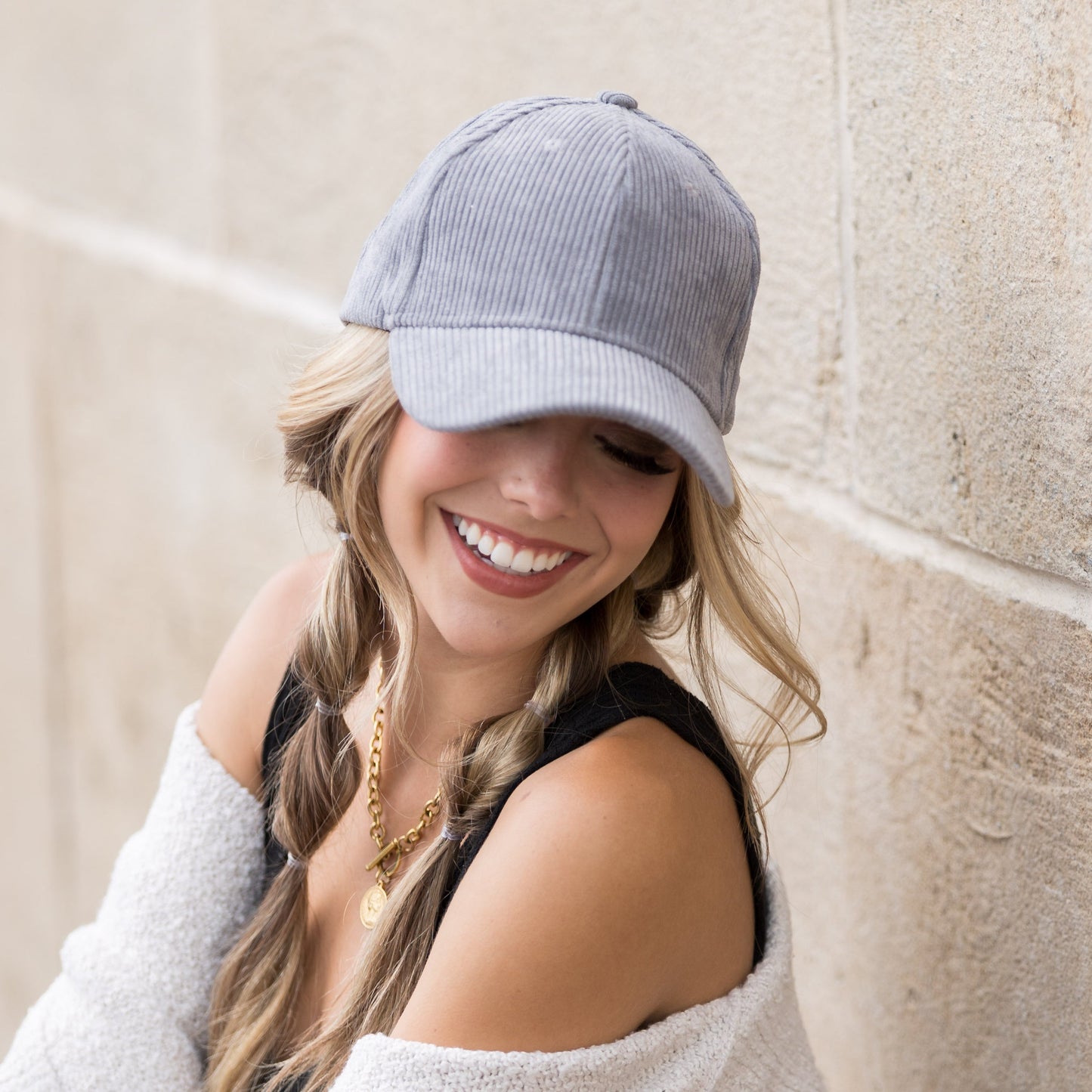 Corduroy Boyfriend Ball Cap