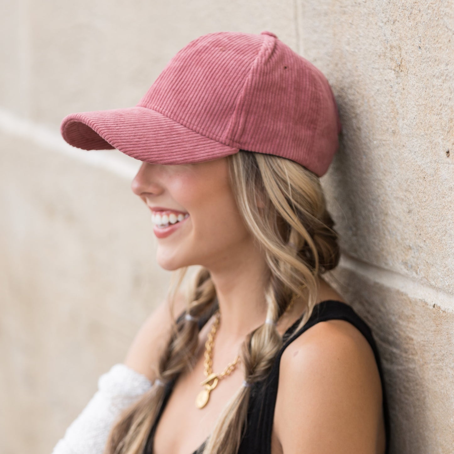 Corduroy Boyfriend Ball Cap