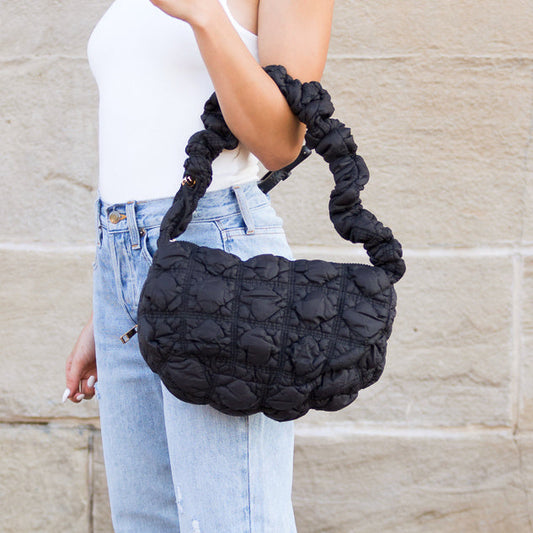 Indy Convertible Quilted Puffer Crossbody