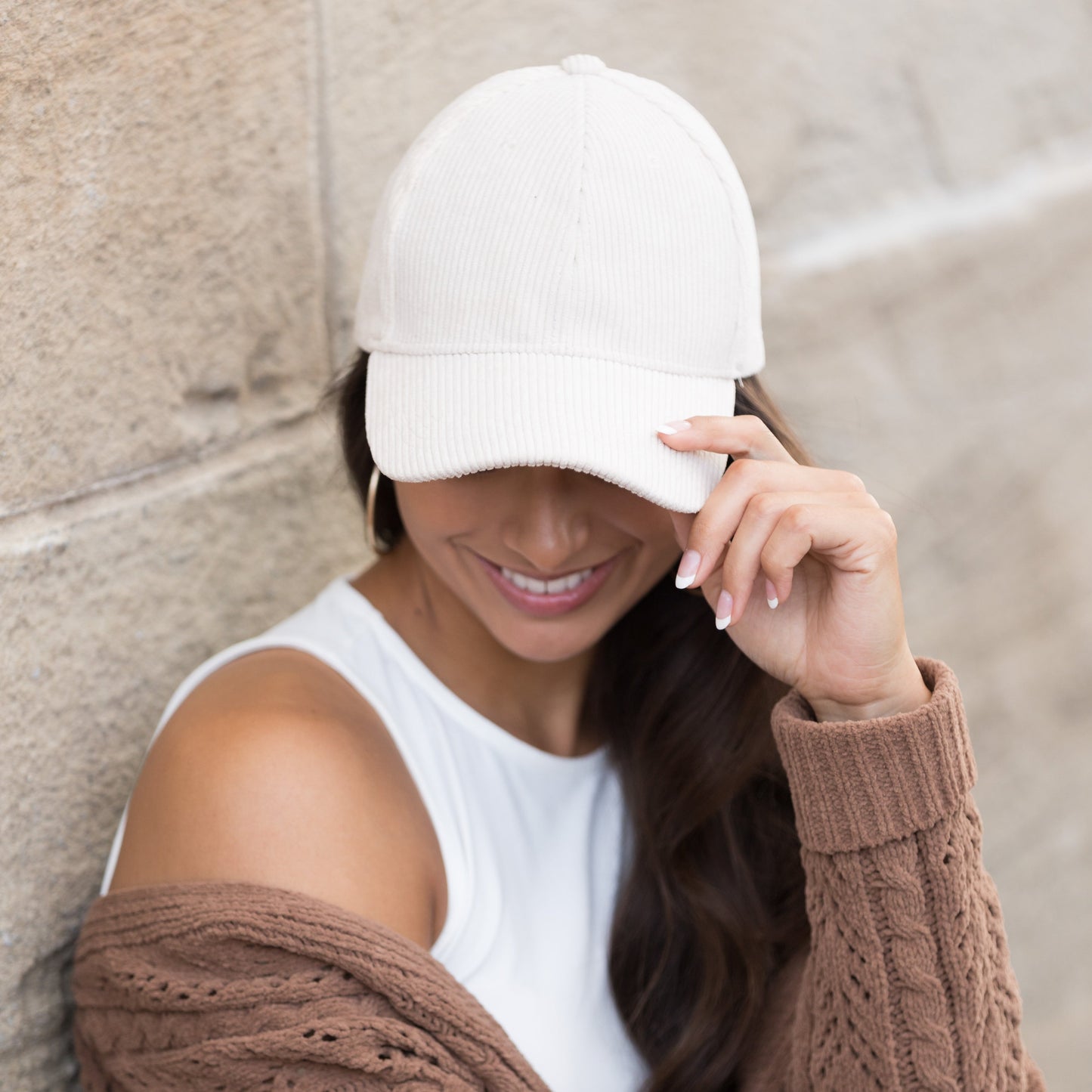 Corduroy Boyfriend Ball Cap