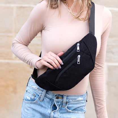 Amari Corduroy Sling Crossbody Belt Bum Fanny Waist Bag