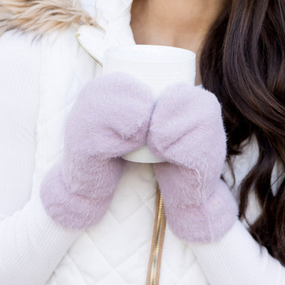 Plush Fur Lined Mittens