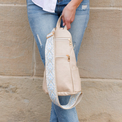 Evie Vegan Leather Crossbody Sling Bag