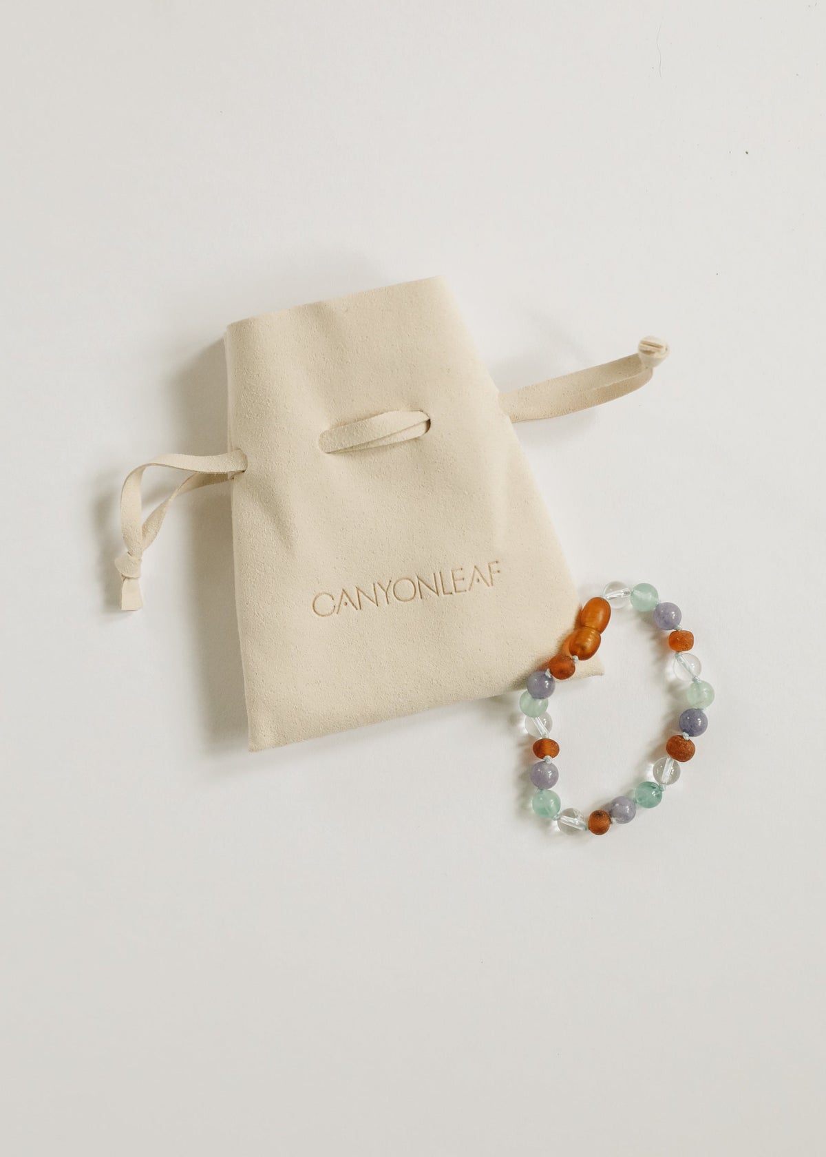 Baltic Sea Amber + Natural Gemstone | Anklet or Bracelet - Shaketea