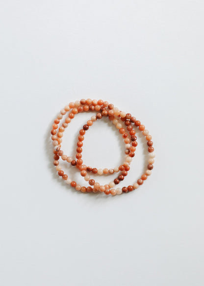 Polished Pink Aventurine || Adult Bracelet