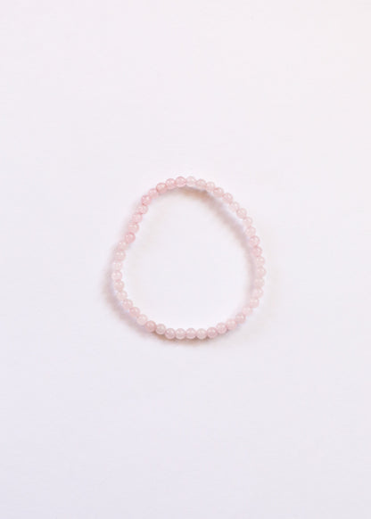 Polished Rose Quartz || Adult Bracelet