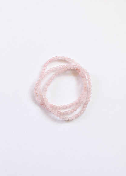 Polished Rose Quartz || Adult Bracelet