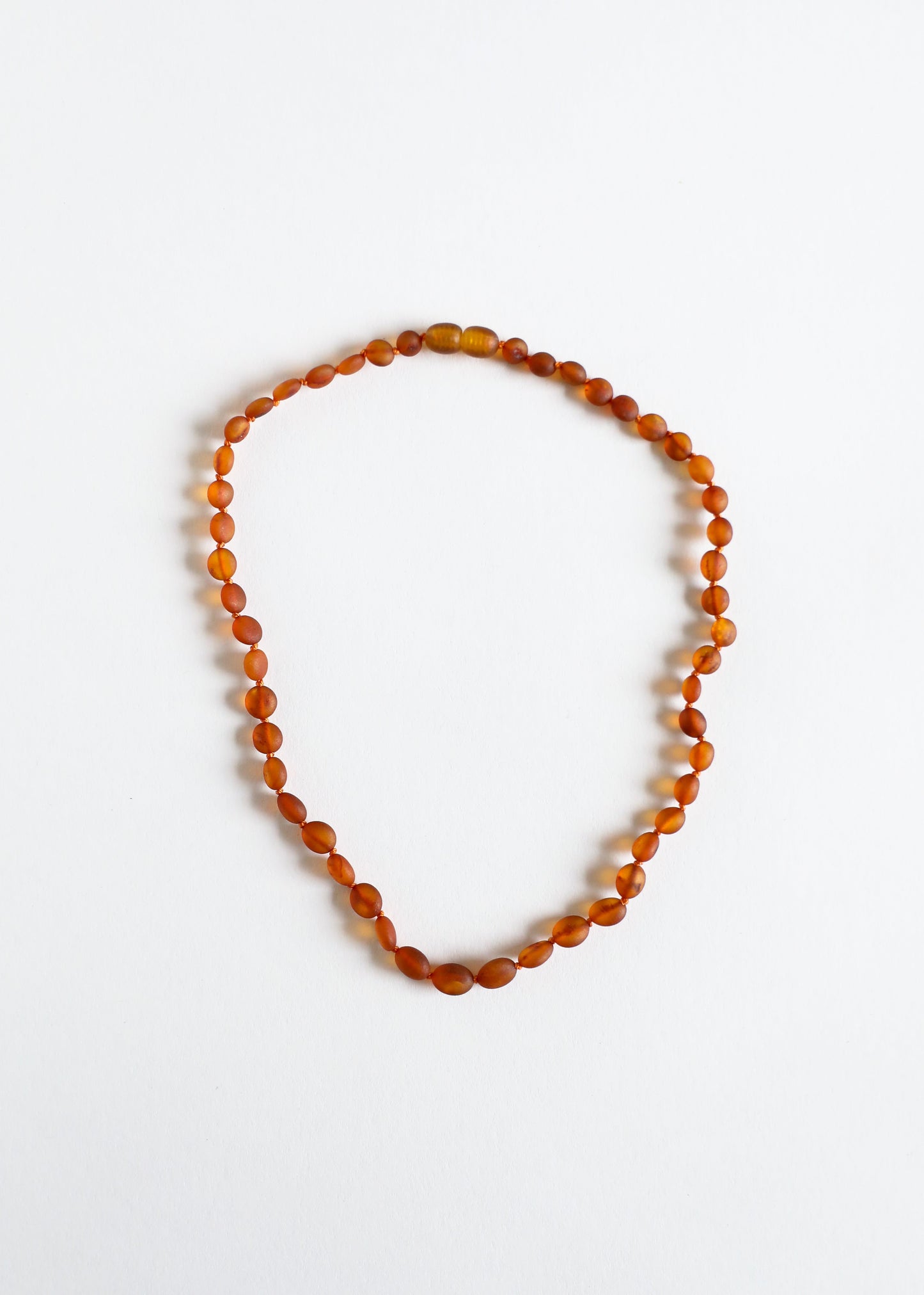 Raw Cognac Baltic Amber || Classic || Necklace