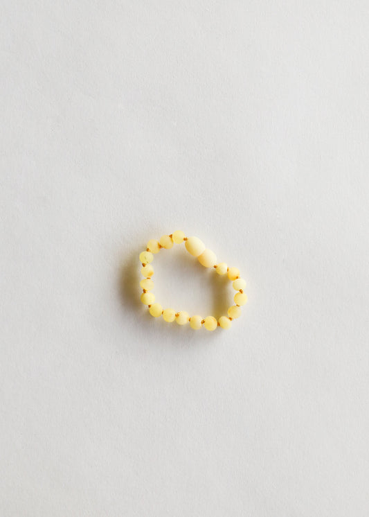Raw Butterscotch Baltic Amber || Anklet or Bracelet