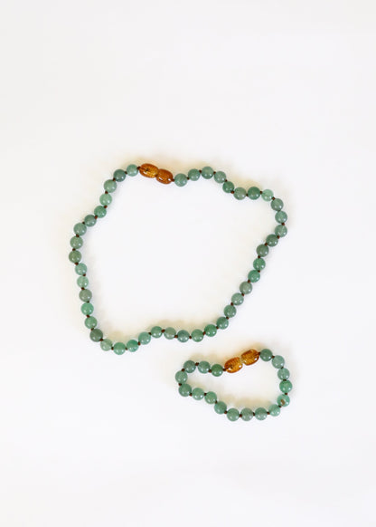 Pure Gemstone + Aventurine || Anklet or Bracelet