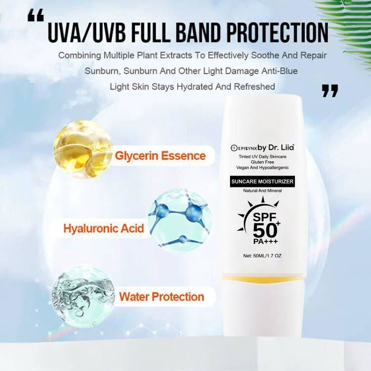 Mineral SPF 50 Moisturizer for Sensitive, Reactive Skin – Tinted, No White Cast