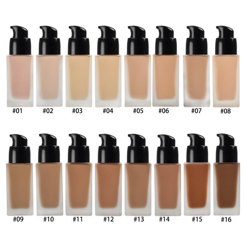 Full-Coverage Matte Foundation SPF 30 for Mature Skin – Non-Drying, Gluten-Free & Vegan