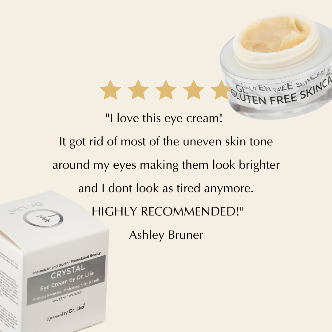 Brightening Eye Cream for Dark Circles – Firms Crepey Under-Eyes, Hypoallergenic