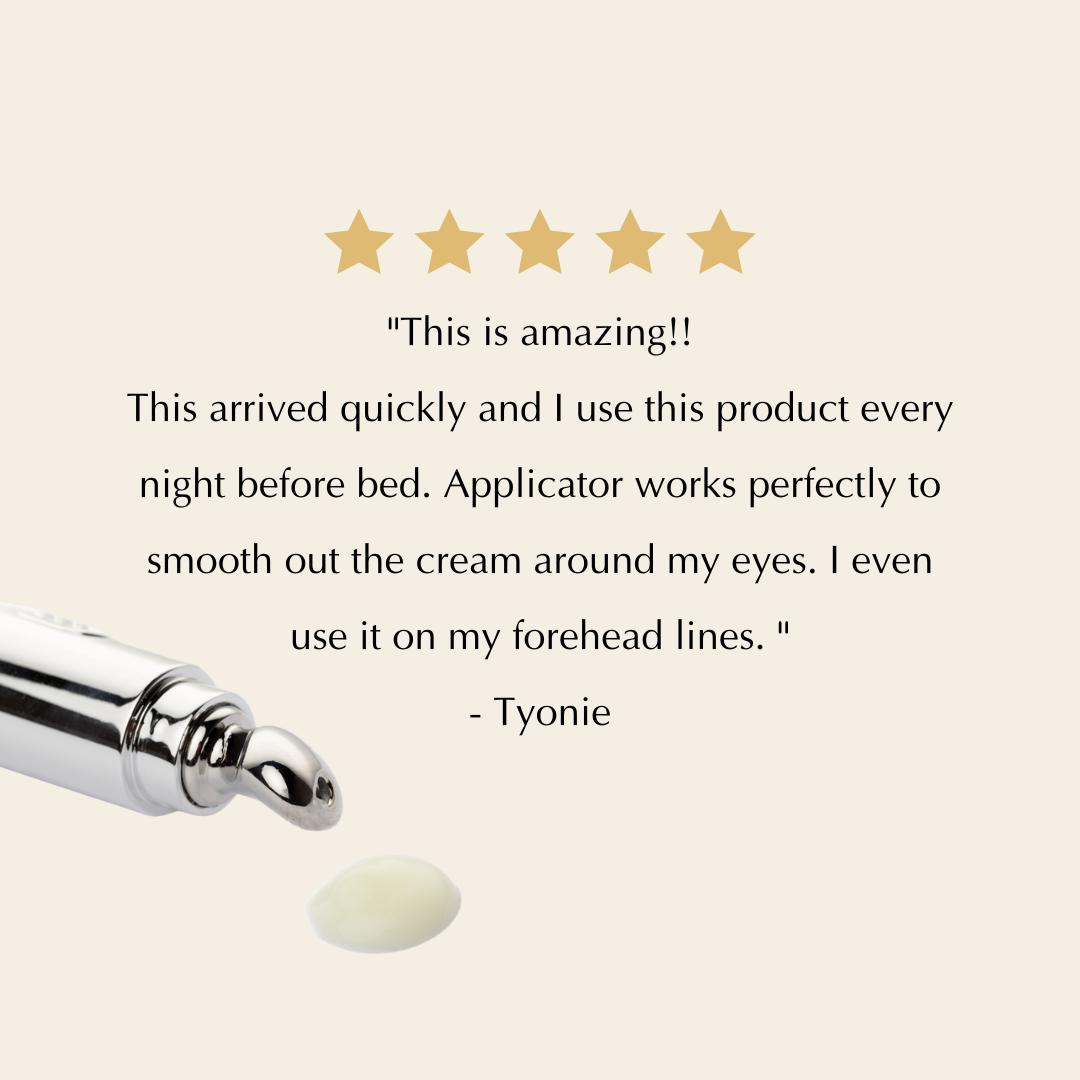 Cooling Depuffing Eye Cream for Tired, Sensitive Eyes – Morning Puffiness & Dark Circles