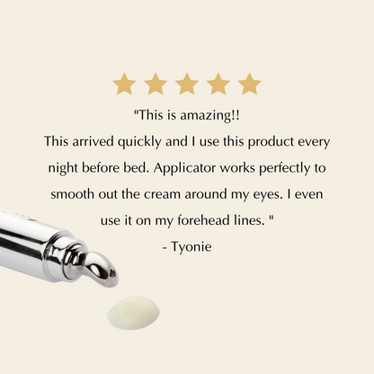 Cooling Depuffing Eye Cream for Tired, Sensitive Eyes – Morning Puffiness & Dark Circles
