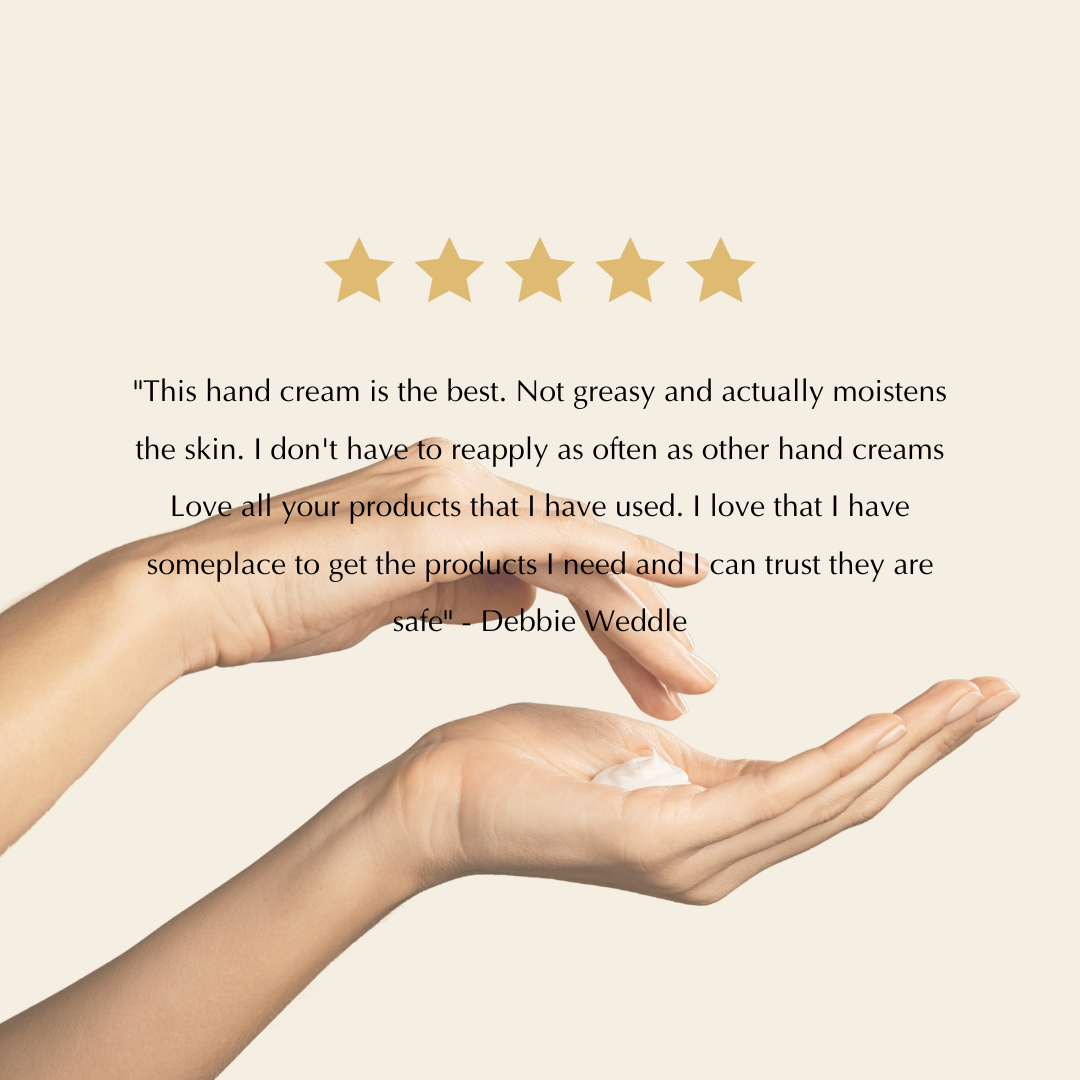 Hand Cream for Dry, Thinning Hands – Non-Greasy with SPF 20, Gluten-Free & Nut-Free