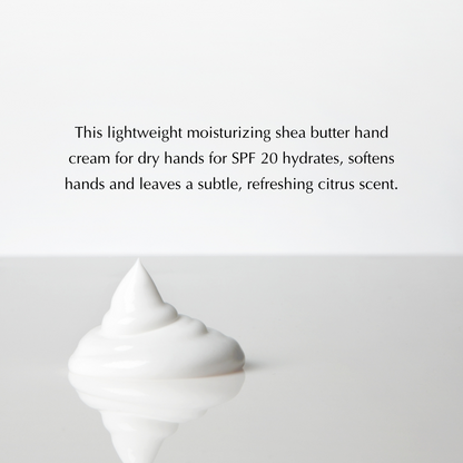 Hand Cream for Dry, Thinning Hands – Non-Greasy with SPF 20, Gluten-Free & Nut-Free