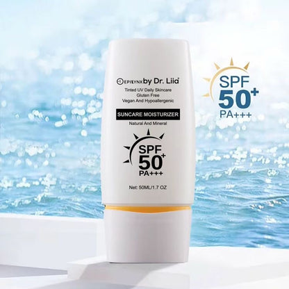 Mineral SPF 50 Moisturizer for Sensitive, Reactive Skin – Tinted, No White Cast