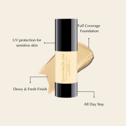 Hydrating Foundation SPF 15 for Mature Skin – Dewy, Won't Sit in Fine Lines, Gluten-Free