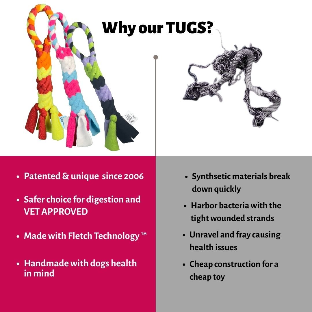 3-in-1 Bundle Enrichment Tube for Dogs - Tug Toy, Treat Dispenser & Snuffle Ball - Shaketea