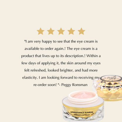 Sunrise Nourishing Eye Cream for Dry, Mature Eyes – Firming Overnight Care, Nut-Free