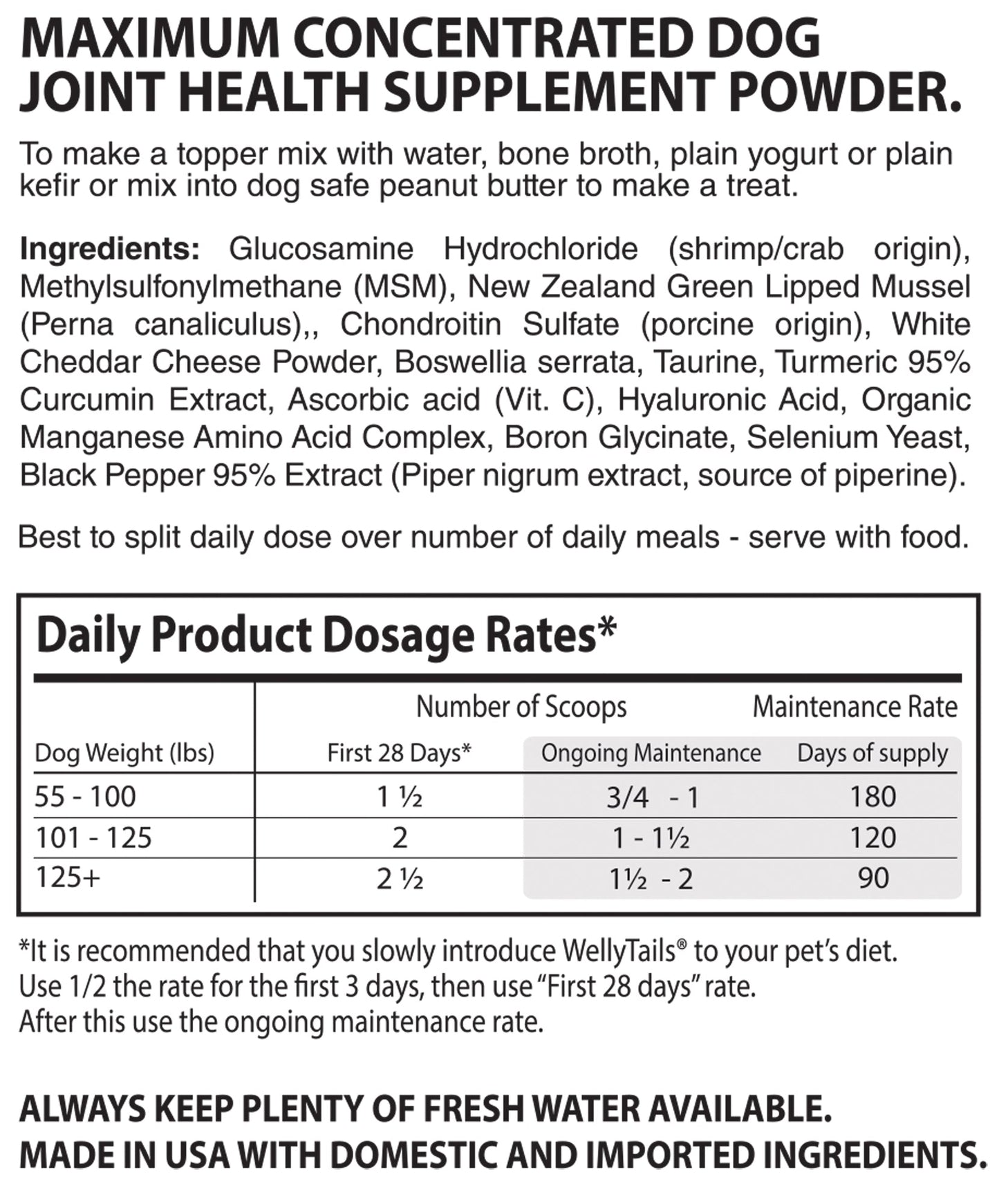 7 Way Hip & Joint MAXIMUM  Dog Joint Supplement  Made in USA