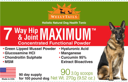 7 Way Hip & Joint MAXIMUM  Dog Joint Supplement  Made in USA