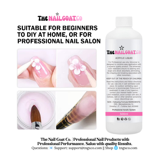 MMA-Free EMA Acrylic Liquid Monomer for Professional Nail Systems