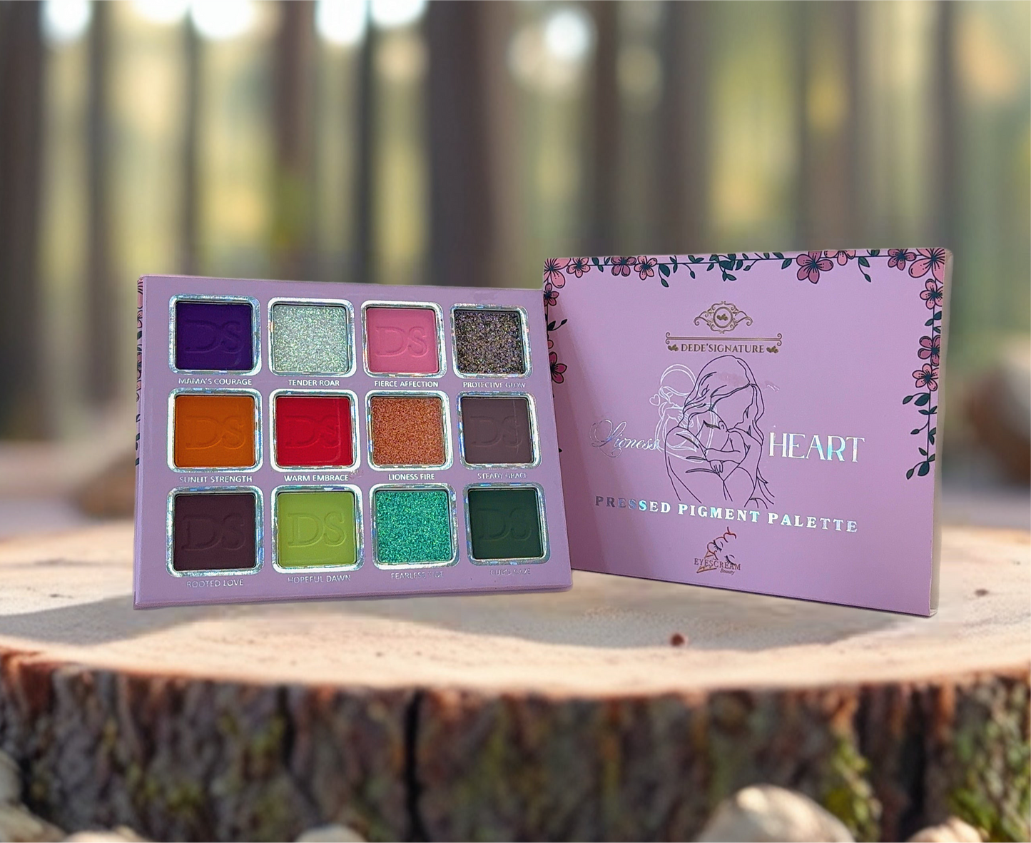 LIONESS HEART PRESSED PIGMENT PALETTE (NON - MAGNETIC)