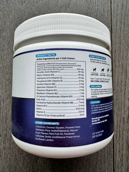 Dog Multivitamin Chews with Glucosamine 20-in-1