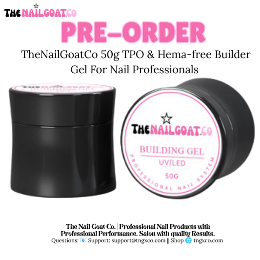 TheNailGoatCo 50g TPO & Hema-free Builder Gel For Nail Professionals