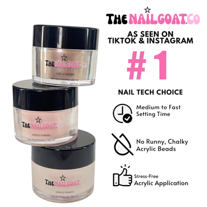 8-Piece Glitter Cover Acrylic Powder Collection for Nail Professionals