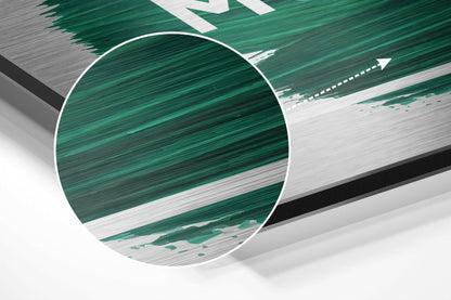 Enjoy Every Moment Brushed Aluminium Dibond Wall Art