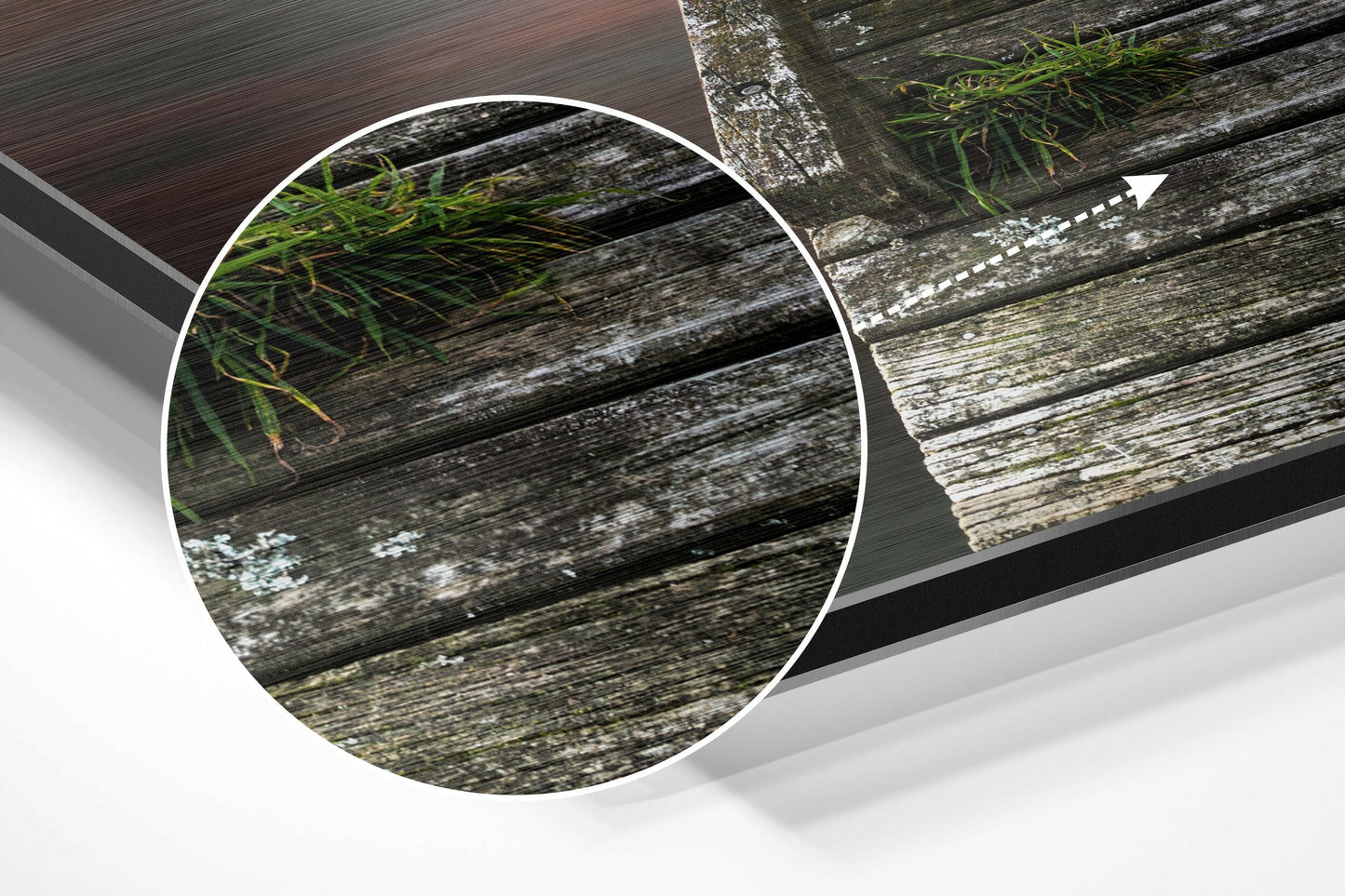 Pier Brushed Aluminium Dibond Wall Art