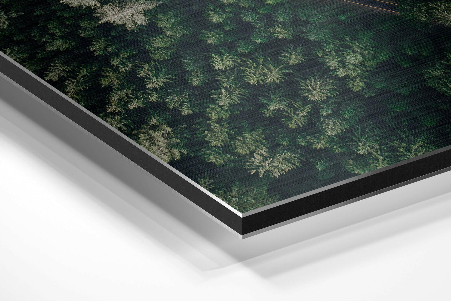 Fifty Tones of Green Brushed Aluminium Dibond Wall Art